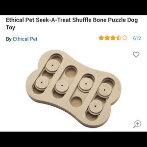 3/$25  Brain game for dogs.  Fun for hours!